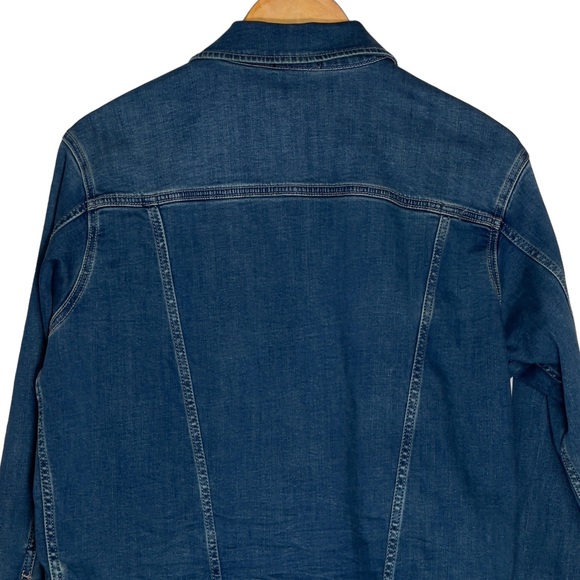 Prana Detra Womens Size Small Denim Trucker Jacket - Picture 7 of 10